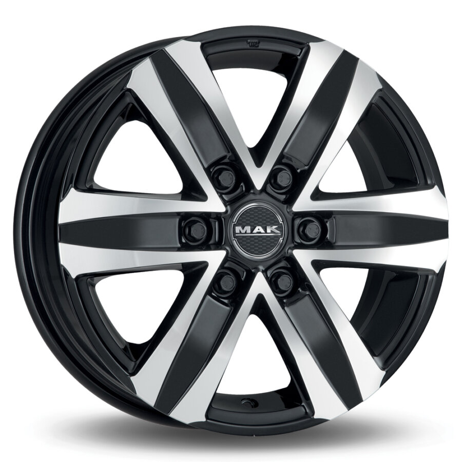 Cerchi in lega MAK STONE6 T 8.5x20 6x139.7 ET20 Nero esterno lucido
