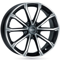 Cerchi in lega MAK DAVINCI 7x17 5x114,3 ET35 Gloss black - Norauto