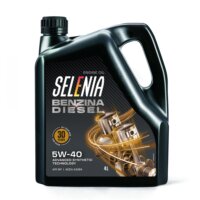 Olio motore SELENIA Benzina/Diesel 5W40 4 Litri