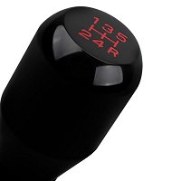 Pomello del Cambio 5 Velocità in Pelle MT Gear Shifter Penna Testa