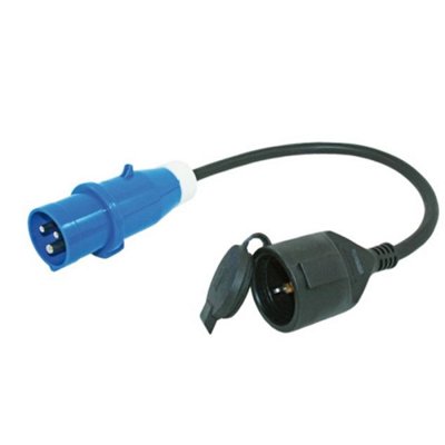 Adattatore Femmina Da 50A A 16A Per Connettore Anderson Con Cavo 50cm 12/24V - Per Camper, Frigorifero Auto, 4WD