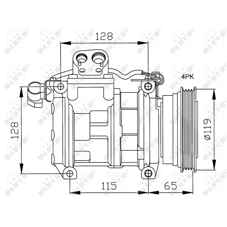 Compressore aria condizionata NRF 32122 EASY FIT