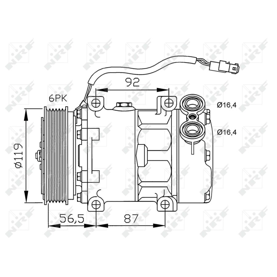 Compressore aria condizionata NRF 32278 EASY FIT