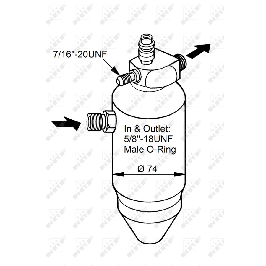 Filtro disidratatore NRF 33077