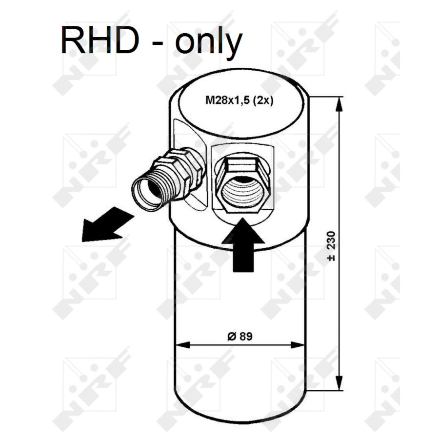 Filtro disidratatore NRF 33082