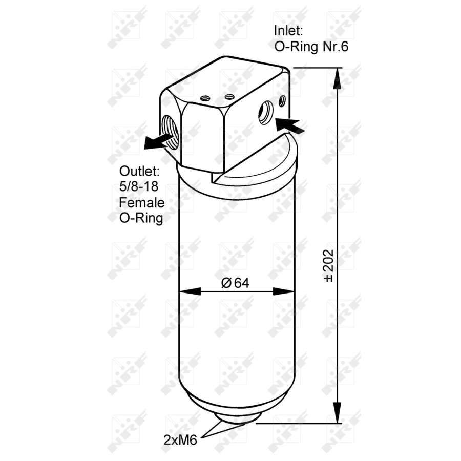 Filtro disidratatore NRF 33087