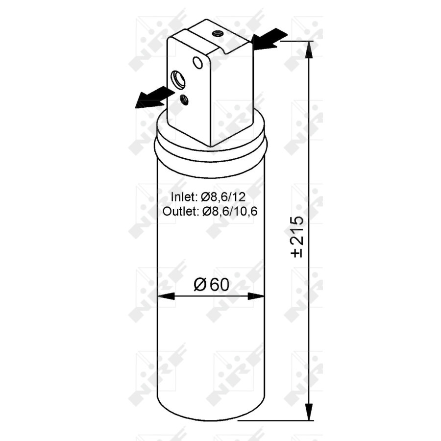 Filtro disidratatore NRF 33139