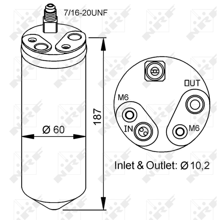 Filtro disidratatore NRF 33152