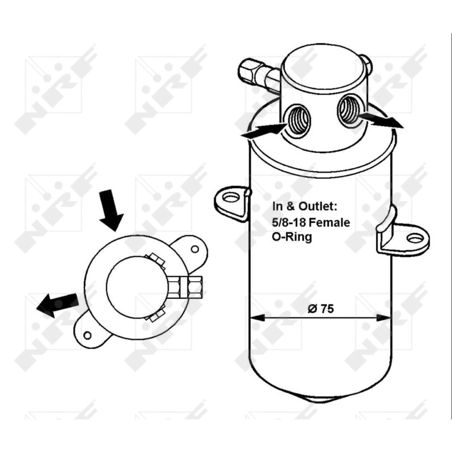Filtro disidratatore NRF 33165