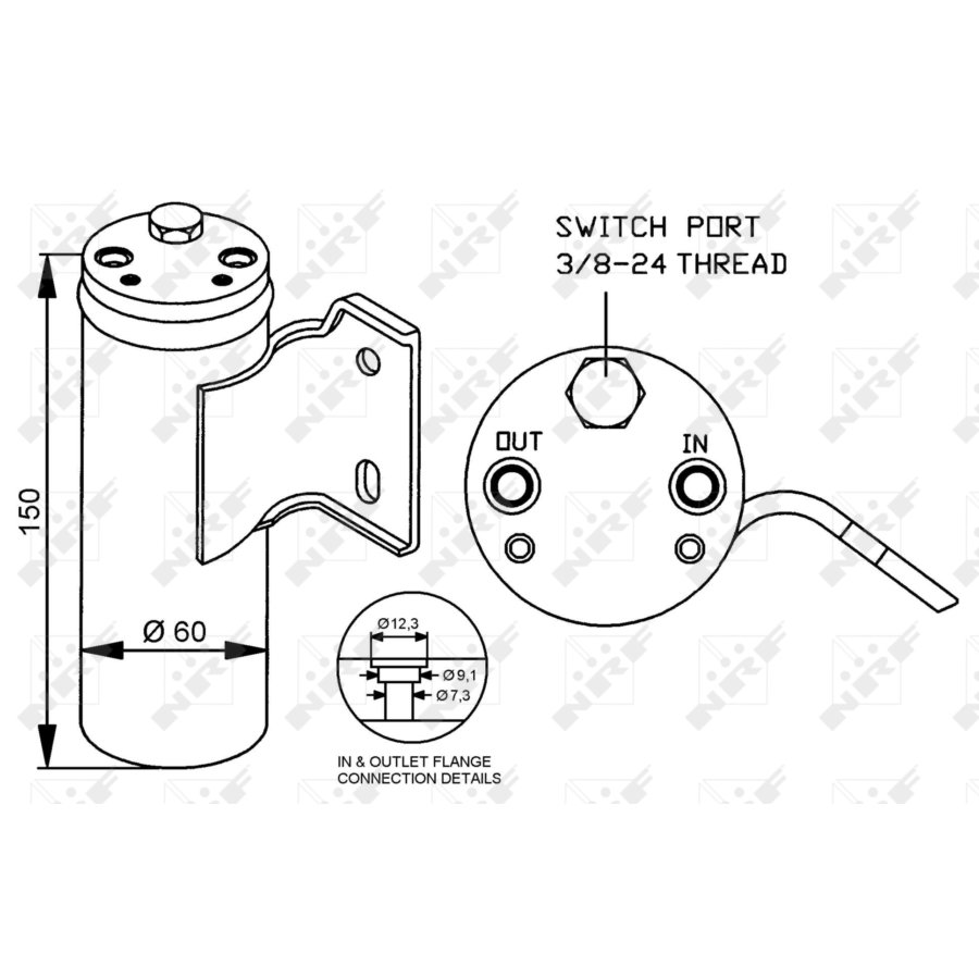 Filtro disidratatore NRF 33179