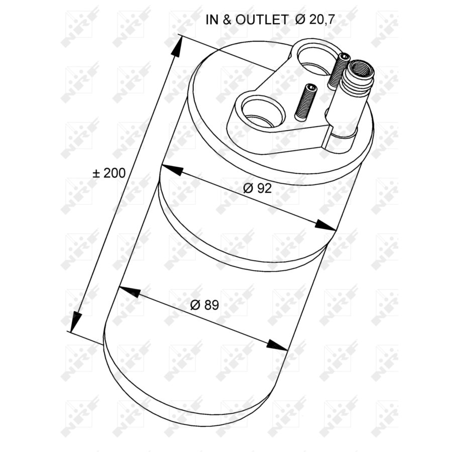 Filtro disidratatore NRF 33216