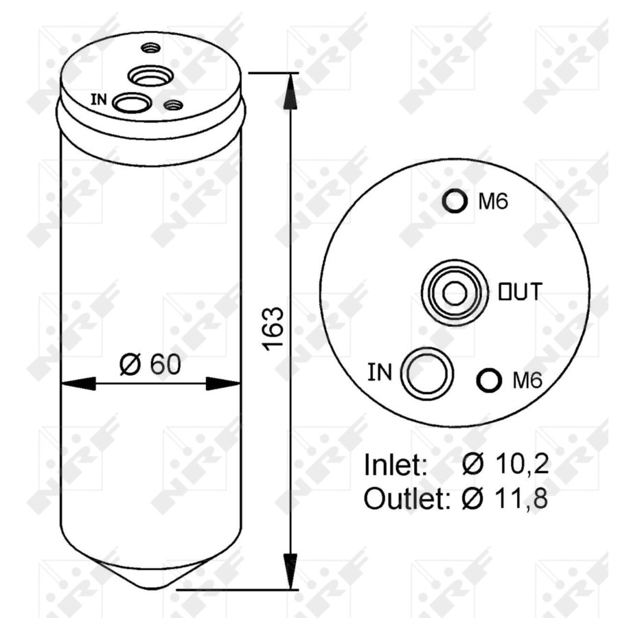 Filtro disidratatore NRF 33222