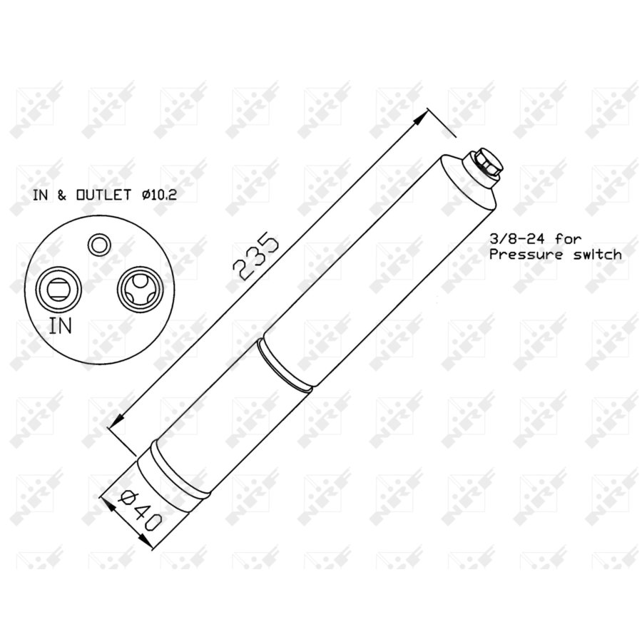 Filtro disidratatore NRF 33224