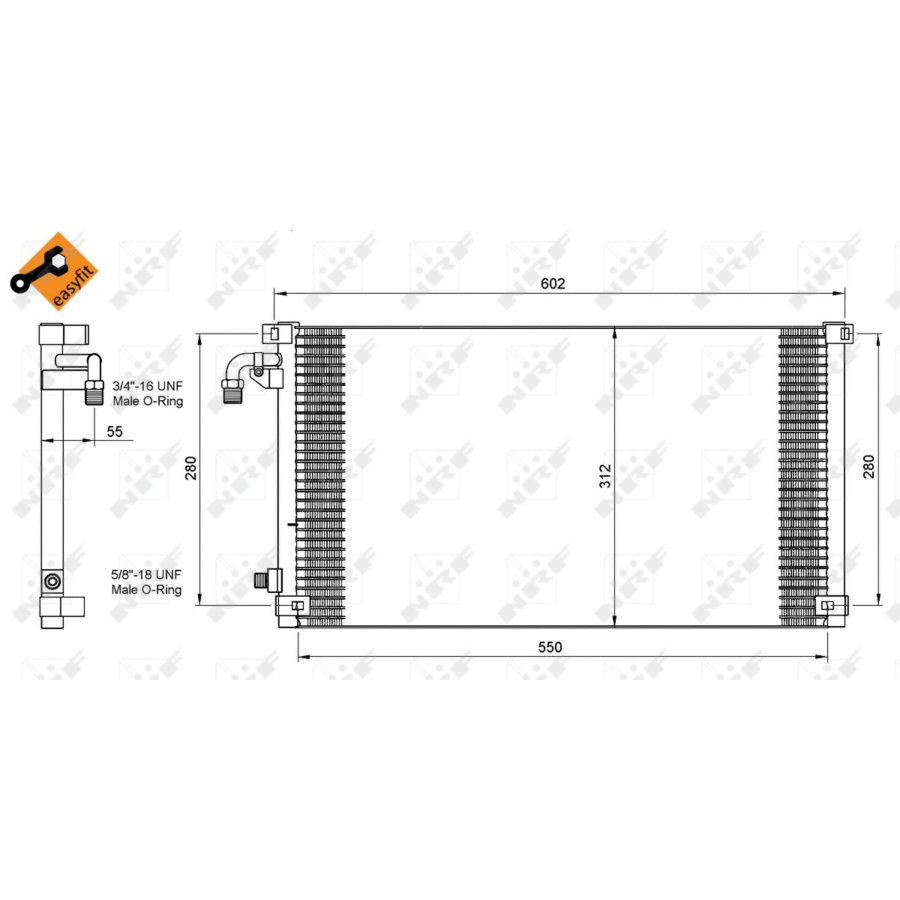 Condensatore NRF 35103 EASY FIT