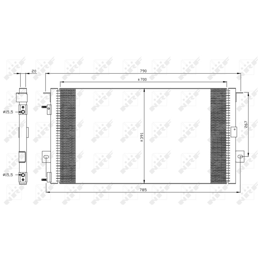 Condensatore NRF 35156 EASY FIT