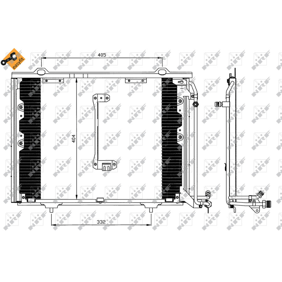 Condensatore NRF 35214 EASY FIT