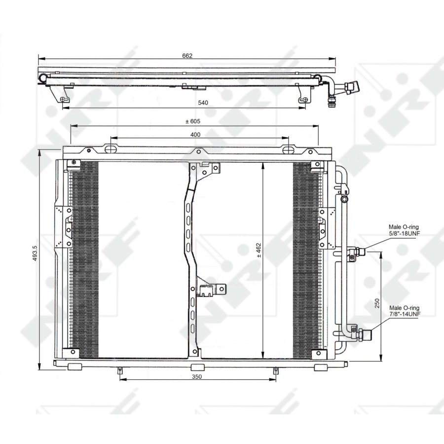 Condensatore NRF 35229 EASY FIT
