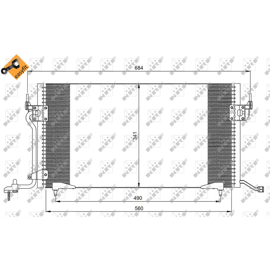 Condensatore NRF 35260 EASY FIT
