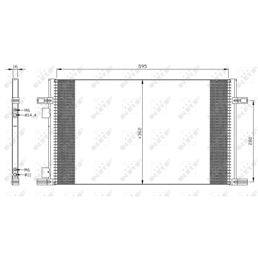 Condensatore NRF 35298 EASY FIT