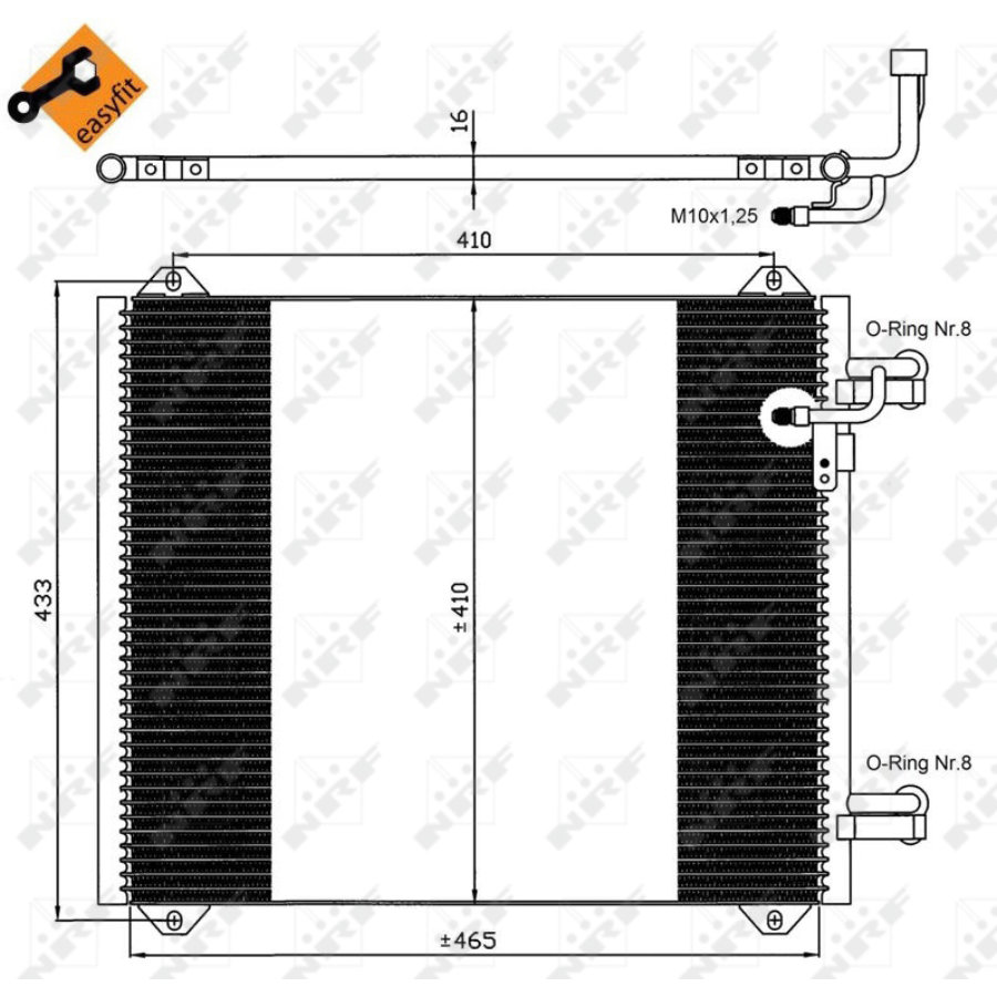 Condensatore NRF 35362 EASY FIT
