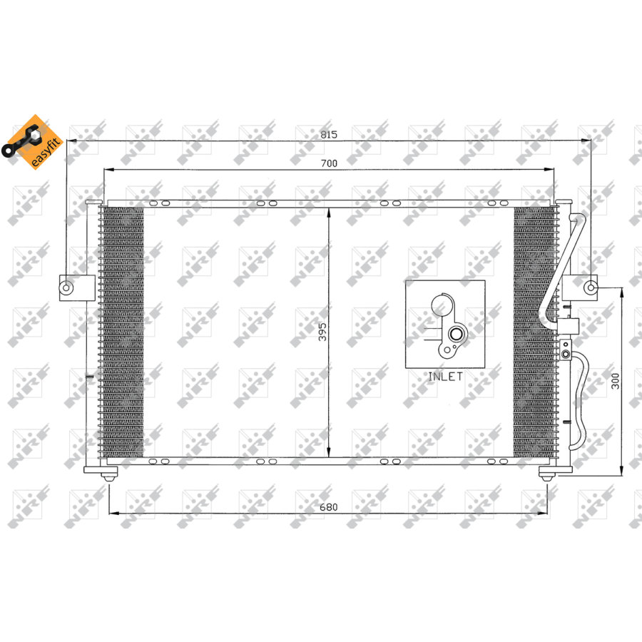 Condensatore NRF 35396 EASY FIT