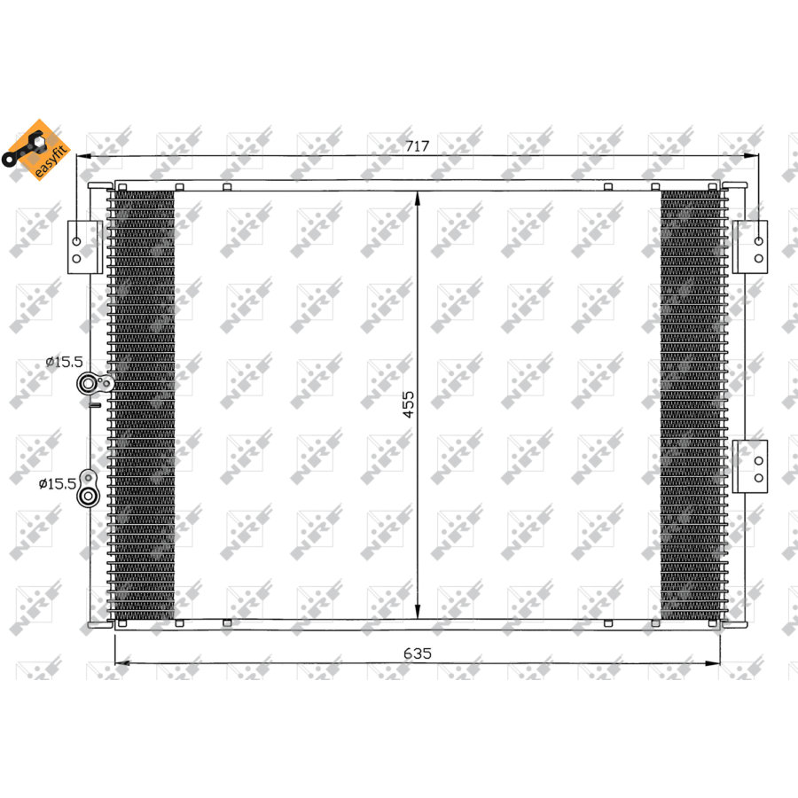 Condensatore NRF 35461 EASY FIT