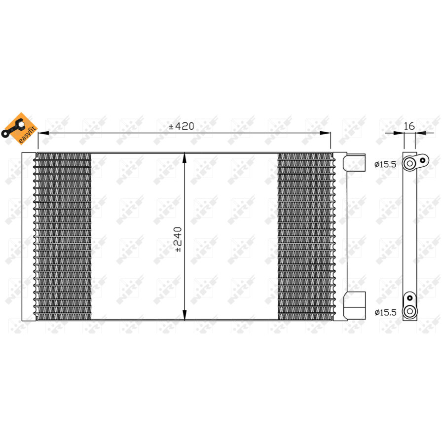 Condensatore NRF 35487 EASY FIT
