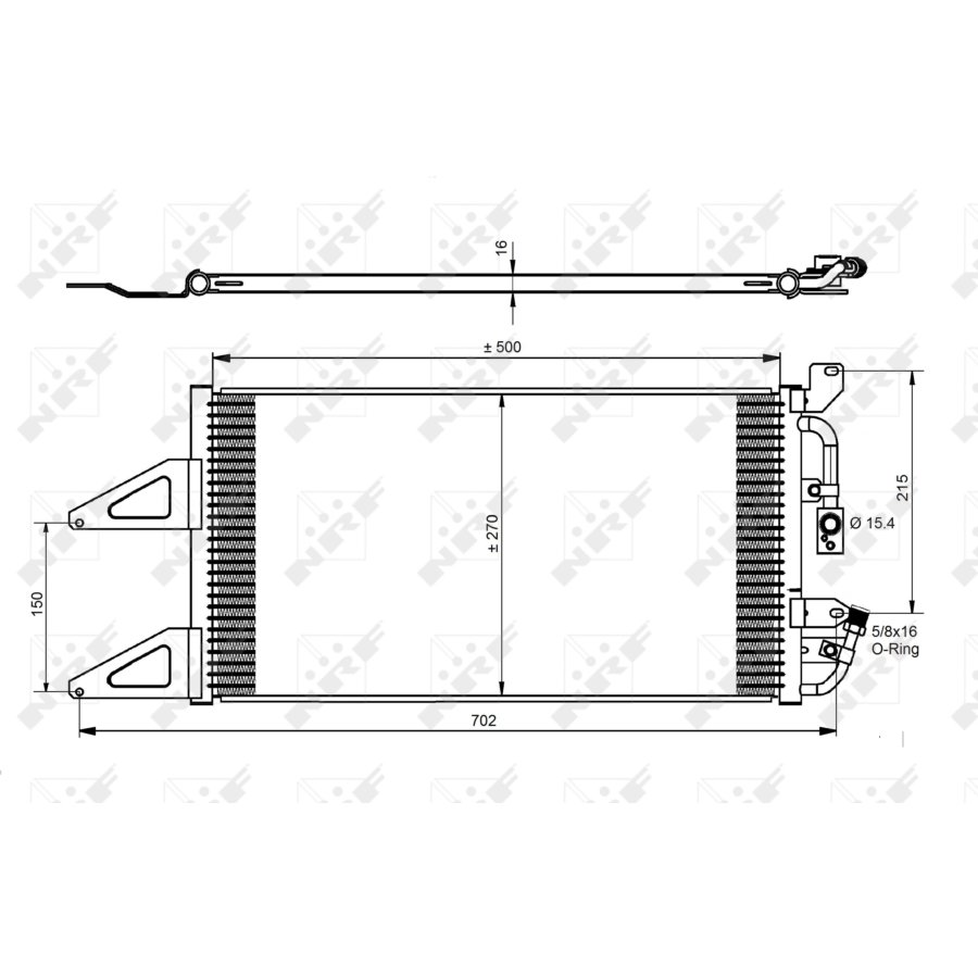 Condensatore NRF 35489 EASY FIT