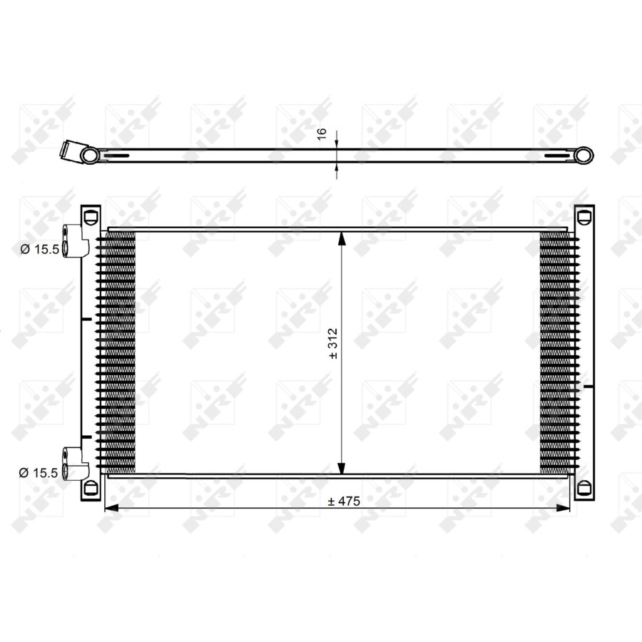 Condensatore NRF 35490 EASY FIT