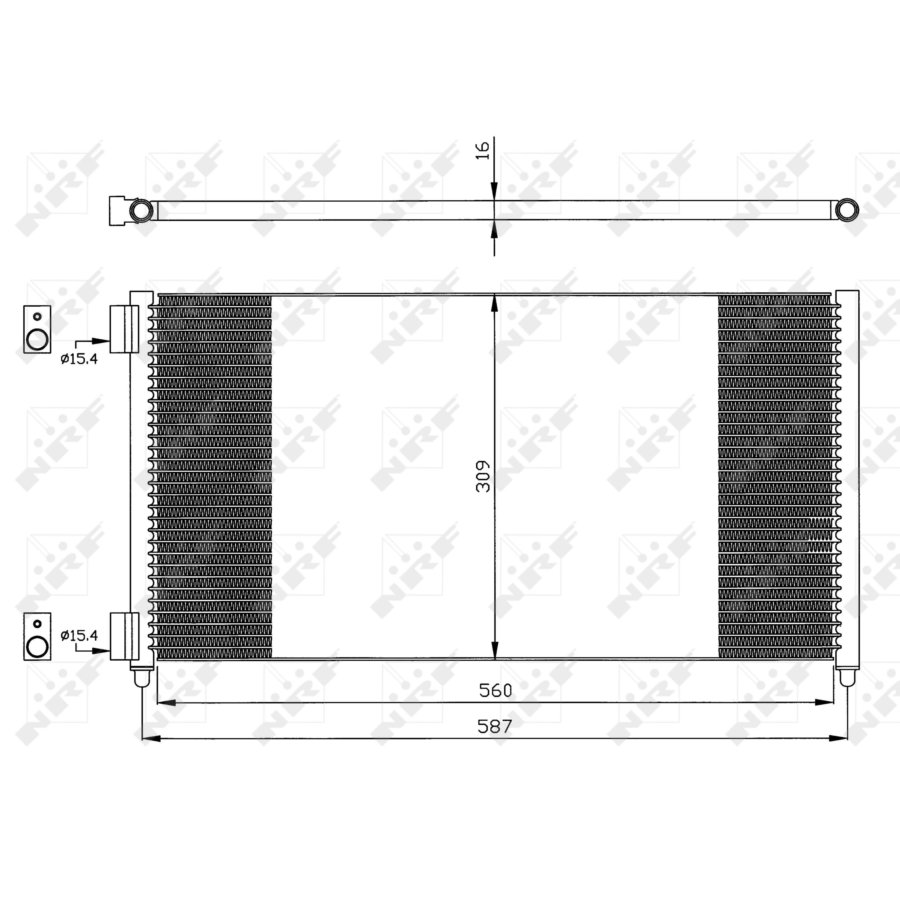 Condensatore NRF 35496 EASY FIT