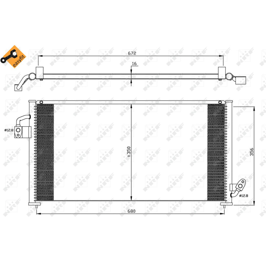 Condensatore NRF 35523 EASY FIT
