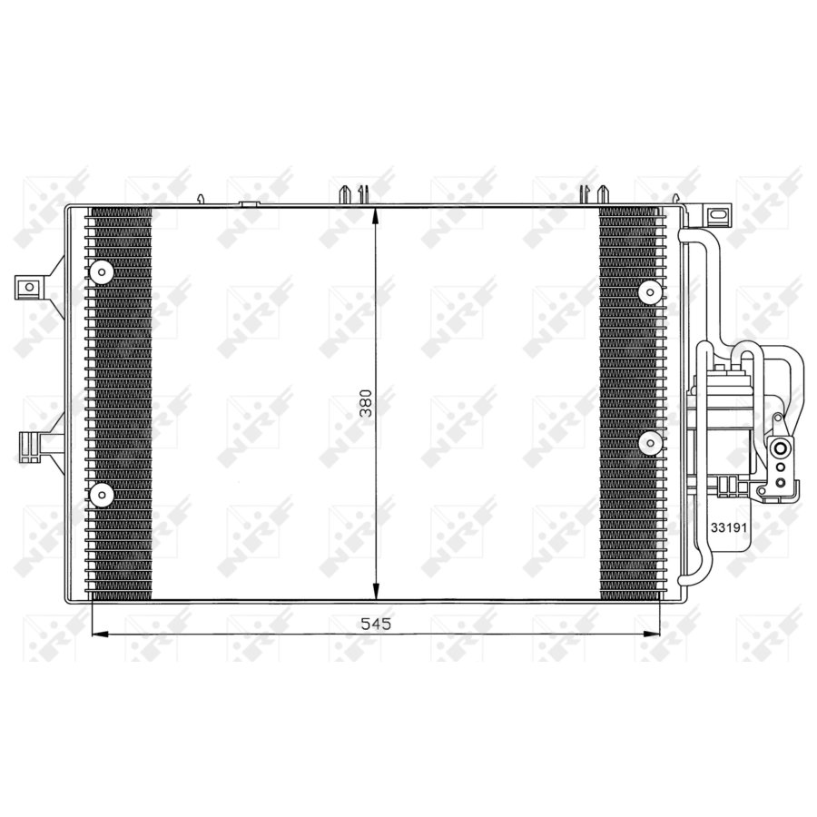 Condensatore con essiccatore NRF 35529