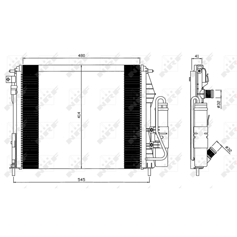 Condensatore con essiccatore NRF 35547