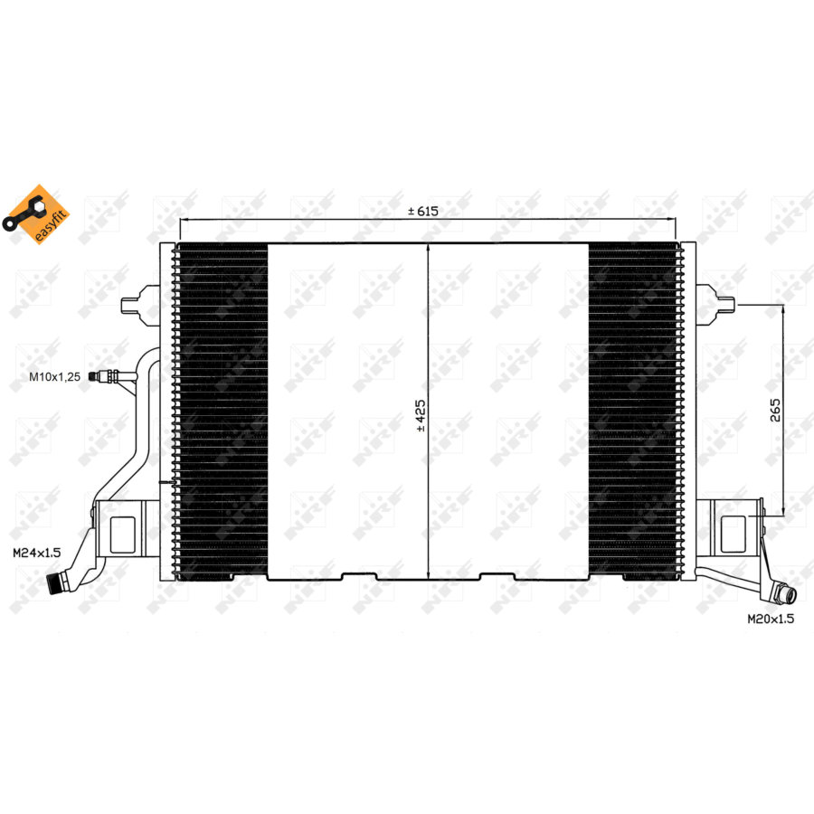 Condensatore NRF 35564 EASY FIT