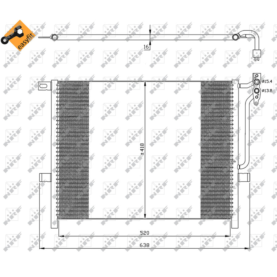 Condensatore NRF 35589 EASY FIT