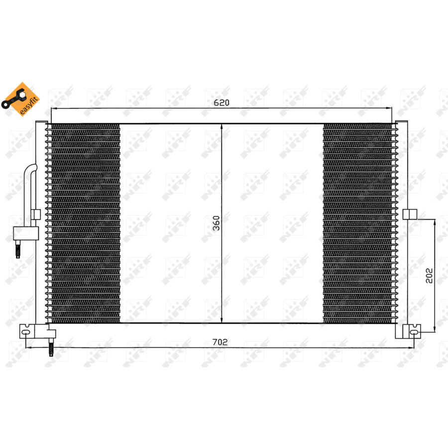 Condensatore NRF 35603 EASY FIT