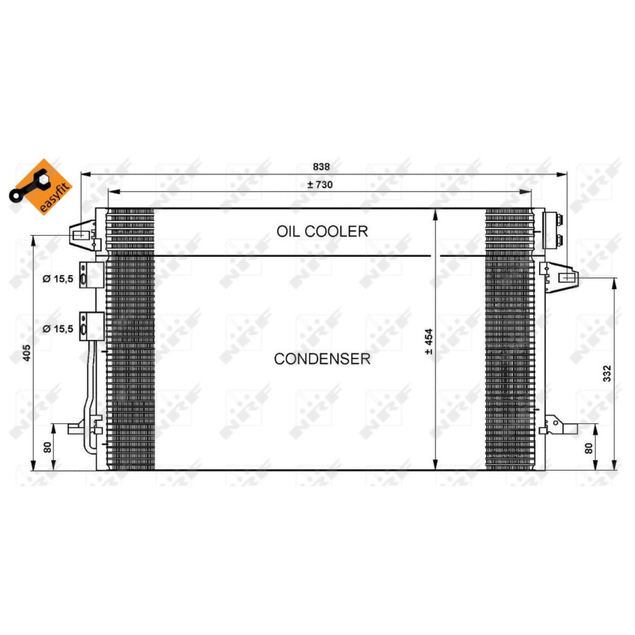 Condensatore NRF 35617 EASY FIT