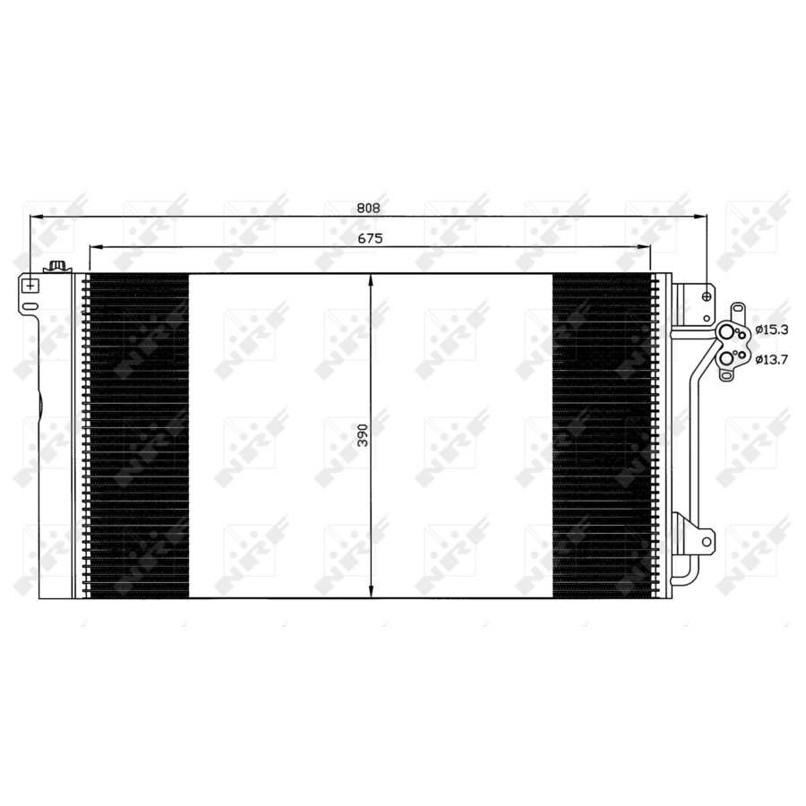 Condensatore con essiccatore NRF 35622 EASY FIT