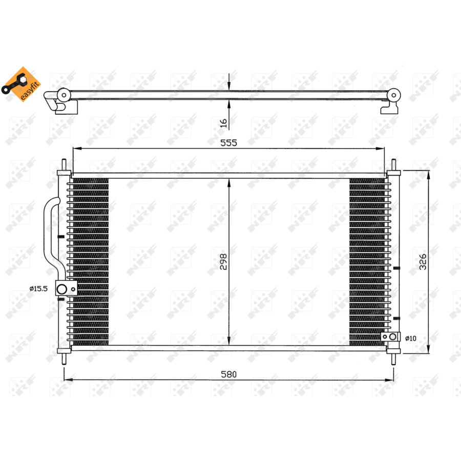 Condensatore NRF 35627 EASY FIT