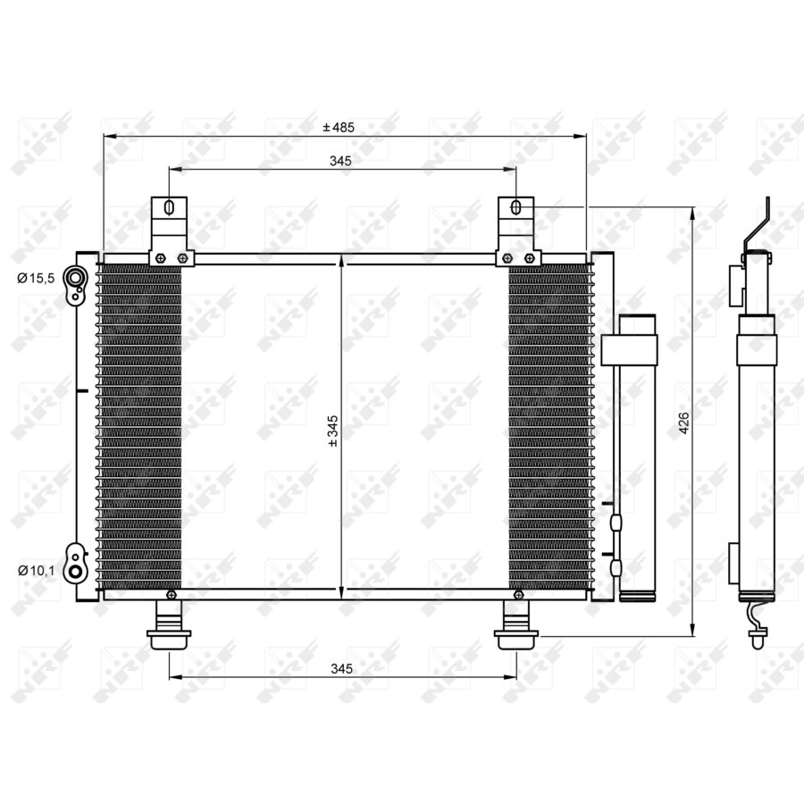 Condensatore con essiccatore NRF 35645