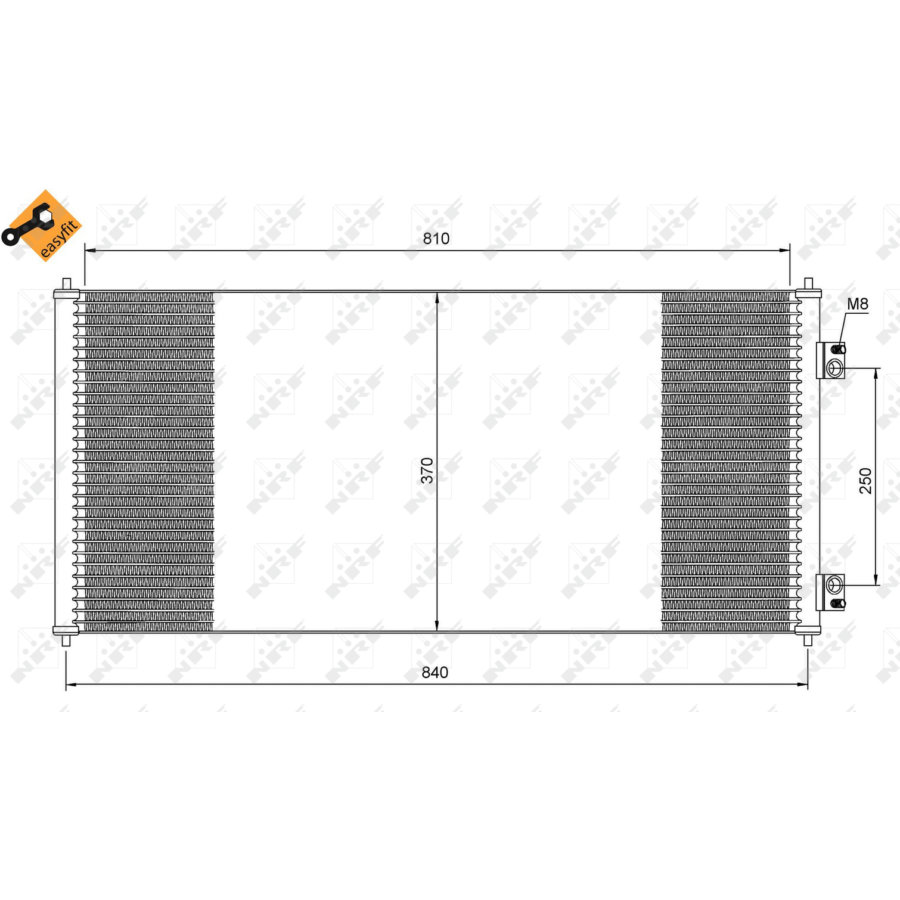 Condensatore NRF 35651 EASY FIT