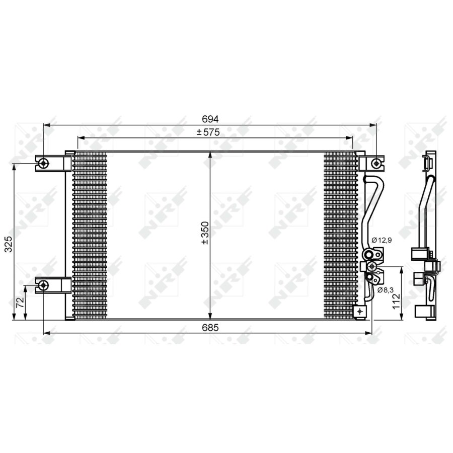 Condensatore NRF 35756 EASY FIT
