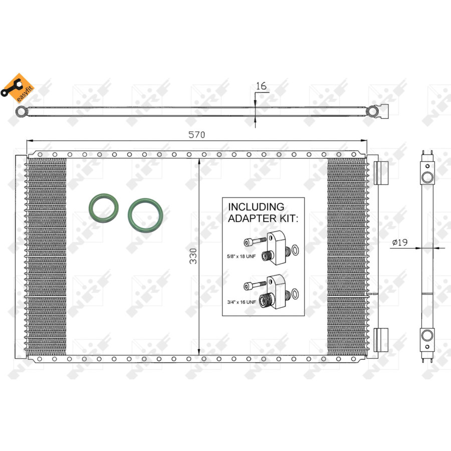Condensatore NRF 35951 EASY FIT