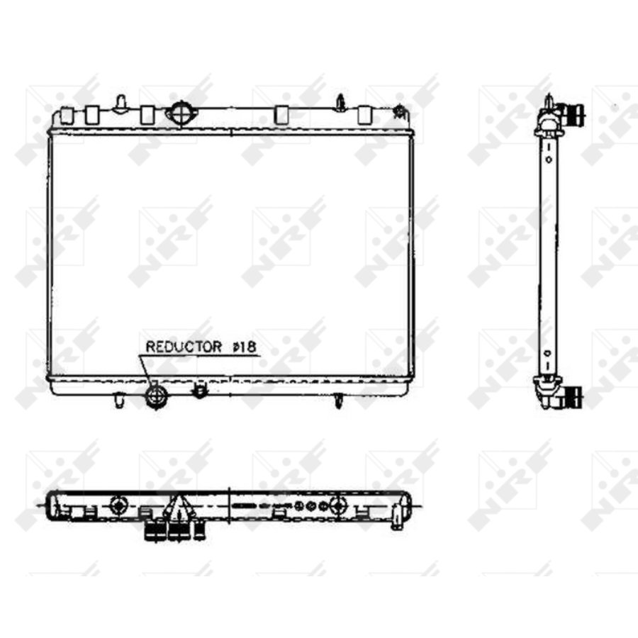 Radiatore NRF 50436