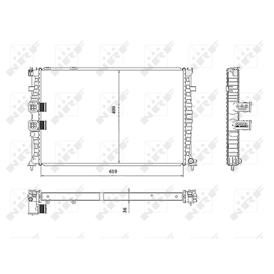 Radiatore NRF 50468