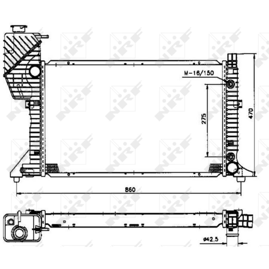 Radiatore NRF 50574 EASY FIT