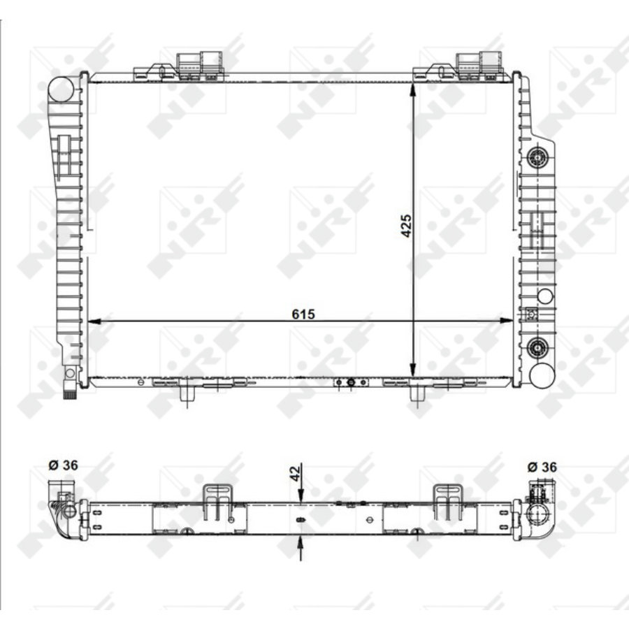 Radiatore NRF 51281 EASY FIT
