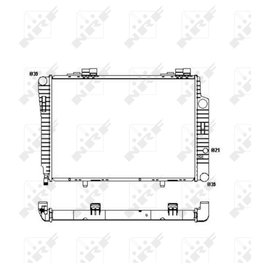 Radiatore NRF 51286 EASY FIT