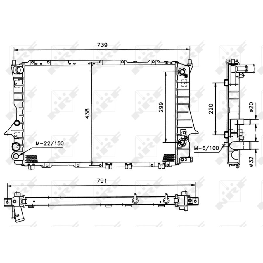 Radiatore NRF 51317