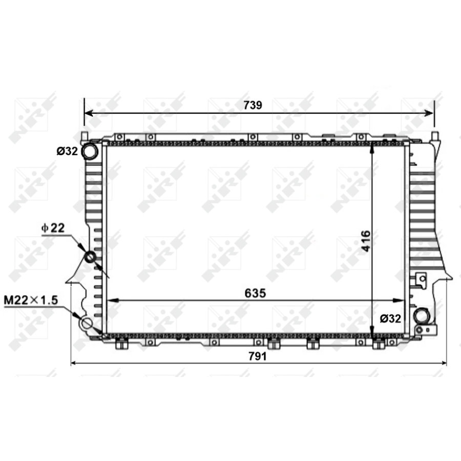 Radiatore NRF 51318